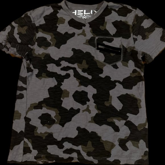 Womens Camo Helix Short Sleeve Shirt - Picture 1 of 3